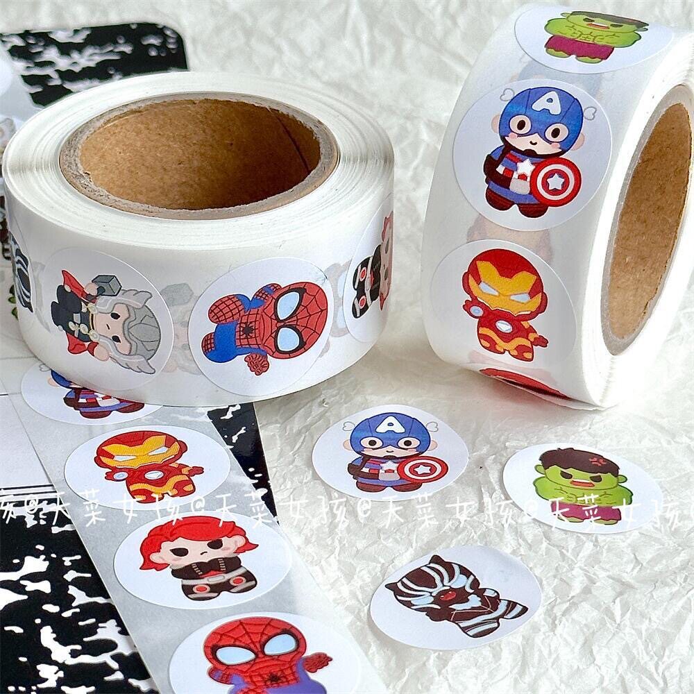 Anime Merchandise Toys - 500Pcs/Roll Anime Stickers Action Figures Stationery