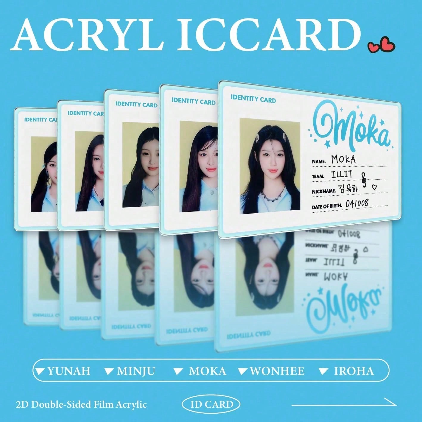 Anime Merch Store - Ill-It Card, Id Card, Glitterday Merch