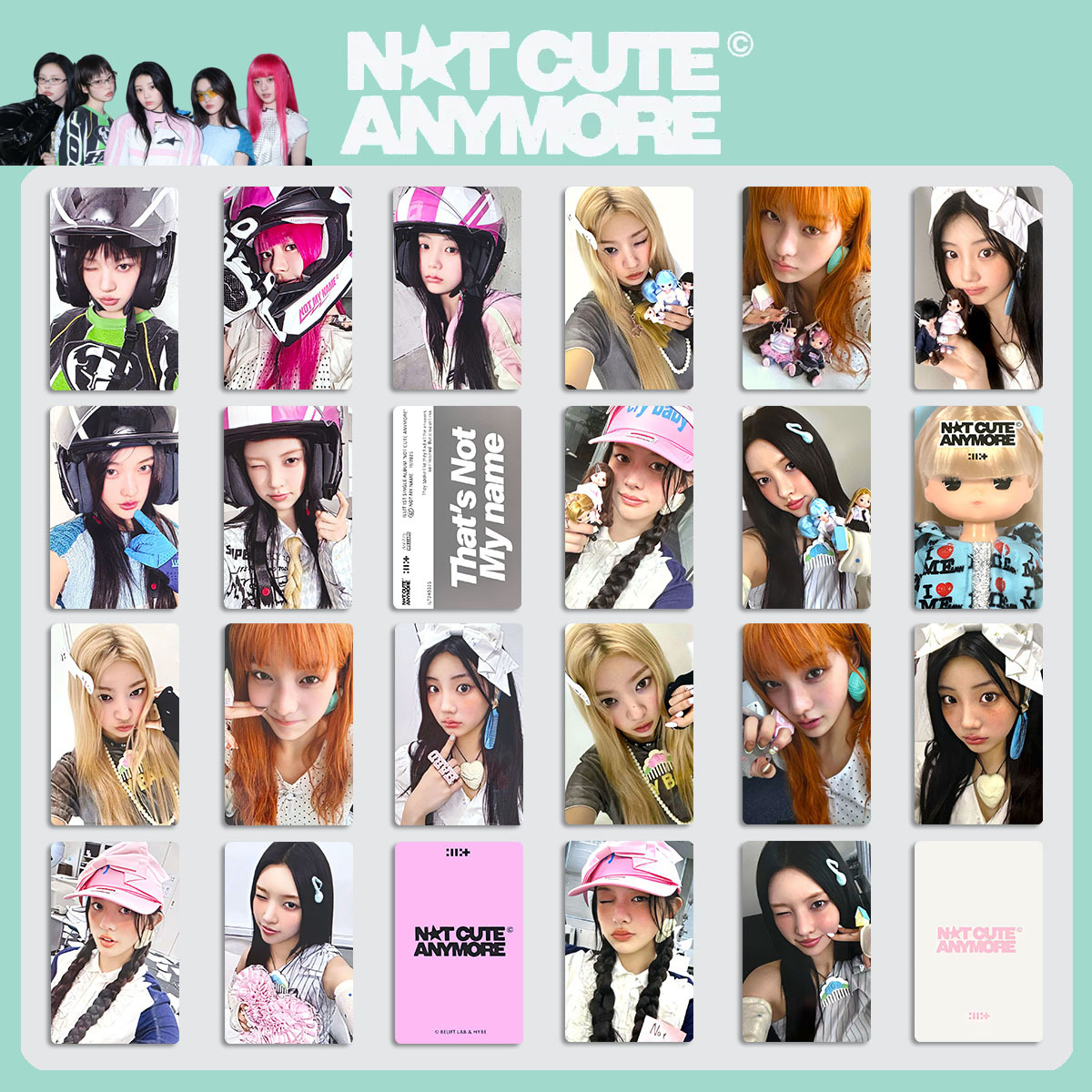5Pcs Ill-It Cards, Not Cute An - Anime Merch Store recension och pris