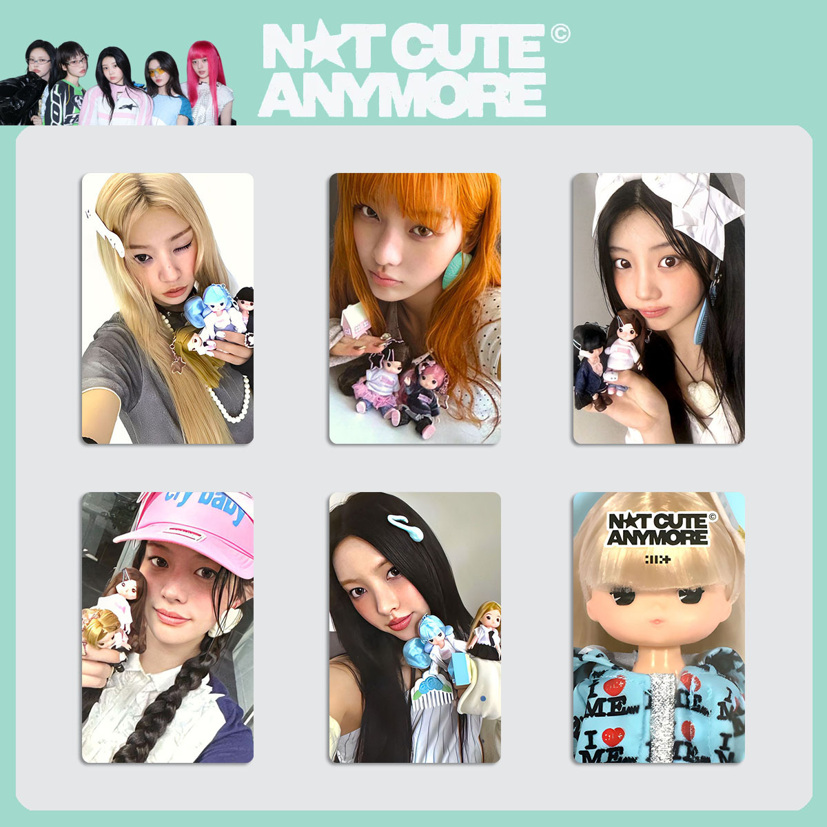5Pcs Ill-It Cards, Not Cute An - Anime Merch Store recension och pris