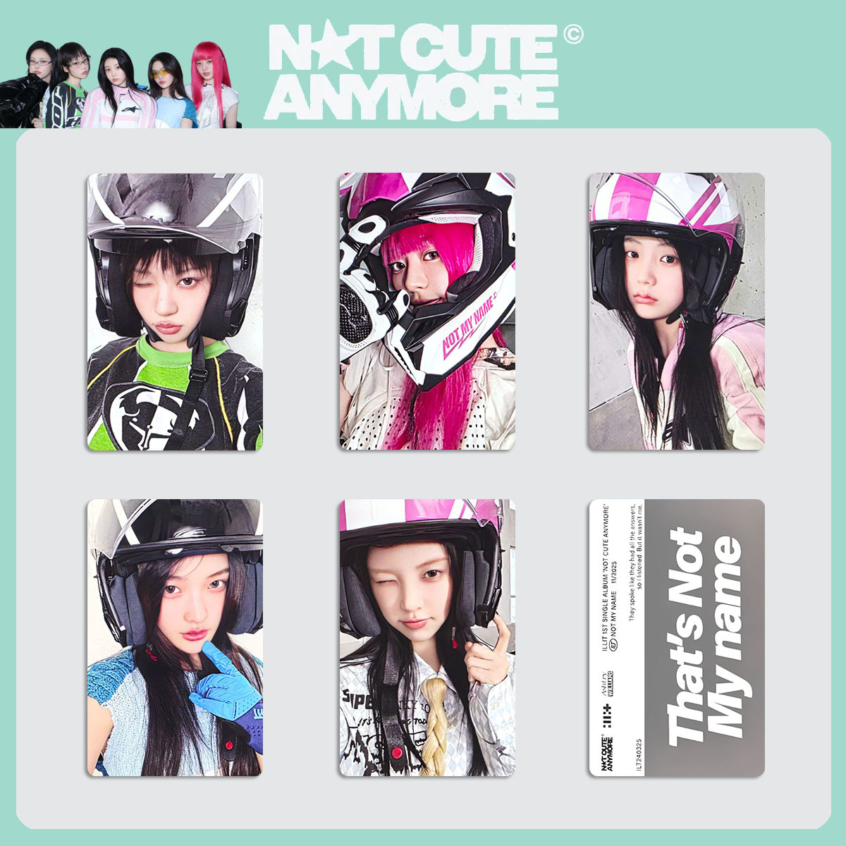 5Pcs Ill-It Cards, Not Cute An - Anime Merch Store recension och pris