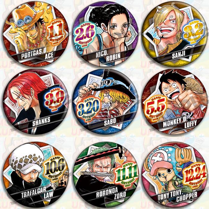 One Piece Anime Badge Set Offi - Official Merchandise Anime recension och pris