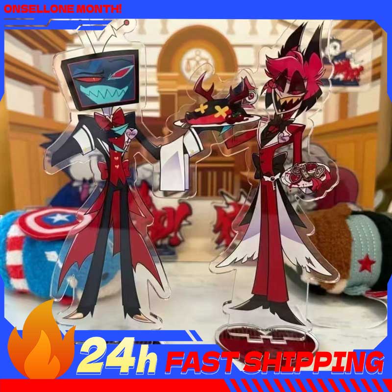2pcs Hazbin Anime Peripherals  - Anime Merchandise Toys recension och pris