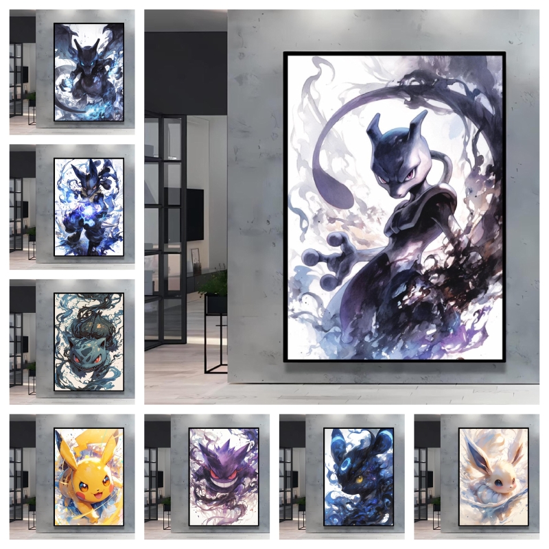 Classic Pokemon HD Canvas Pain - Pokemon Anime Merchandise recension och pris