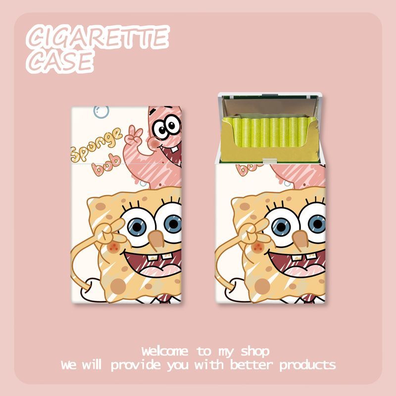 Cute SpongeBob Cigarette Case  - Manga Storage Box recension och pris