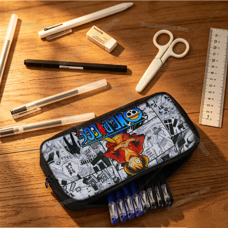 Anime Luffy Cancas Student Pen - Manga Storage Box recension och pris
